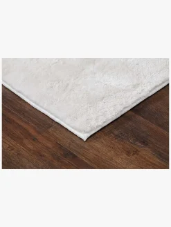 KM Carpets Cozy Gulvtæppe 110x160, White