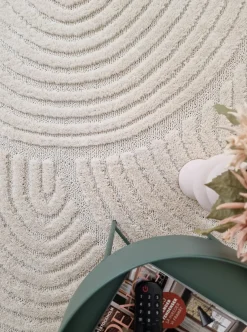 KMCarpets Doria Zen Gulvtæppe 160x230, Hvid