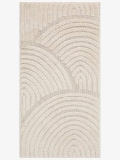 KMCarpets Doria Zen Gulvtæppe 80x150, Hvid