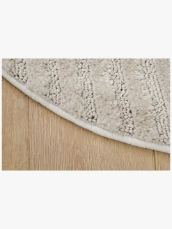 KMCarpets Doria Zen  Rundt Gulvtæppe 120, Hvid