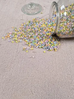 KMCarpets Gulvtæppe Rund 120, Soft Dusty Pink