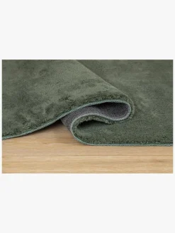 KMCarpets Gulvtæppe 80x150 Soft, Smaragdgrøn