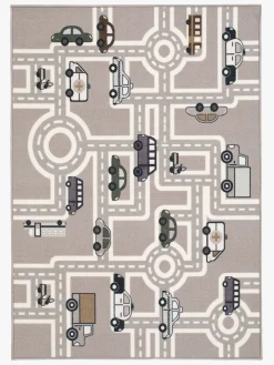 KMCarpets Vejtæppe m. Gummiunderside Grå 133x170