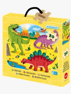 Kärnan Dinosaurer Træpuslespil i Træ 20 Brikker