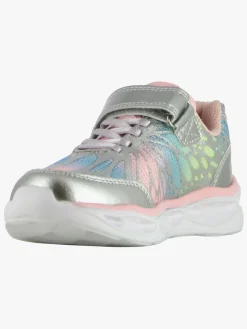 Leaf Malmen  Blinkende Sneakers, Silver