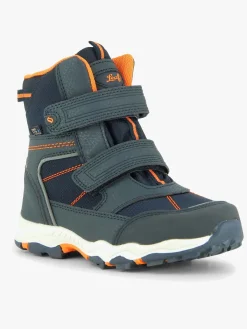 Leaf Siljan Vinterstøvler, Navy/Orange