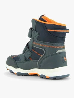 Leaf Siljan Vinterstøvler, Navy/Orange