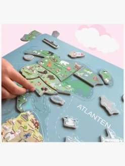 Leklyckan Verdenskort Væg