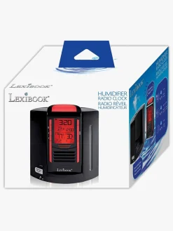 Lexibook Luftfugter Vækkeur, Black/Red