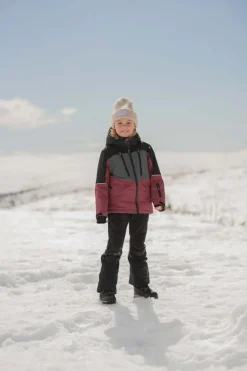 Lindberg Alpine Vinterjakke, Black/Cerise