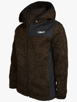 Lindberg Bormio Fleecetrøje, Dark Brown