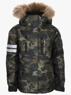 Lindberg Camo Vinterjakke, Green