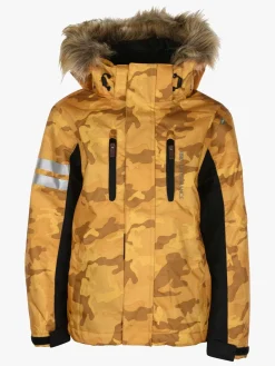 Lindberg Camo Vinterjakke, Yellow