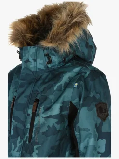 Lindberg Camo Vinterjakke, Lagoon