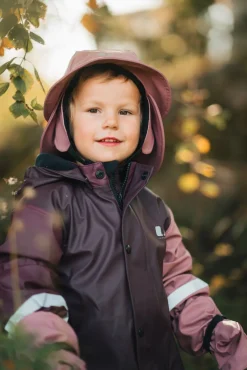 Lindberg Fagerhult Foret Regndragt, Plum/Dry Rose