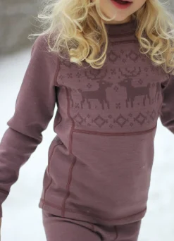 Lindberg Kåbdalis Skiundertøj Merinomix, Dusty Mauve