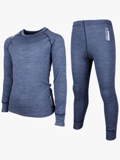 Lindberg Merino Skiundertøj JR Merinomix, Orion Blue