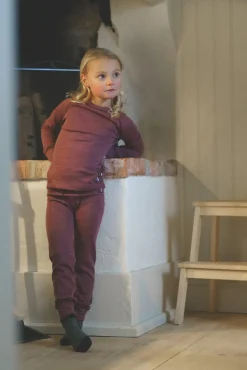 Lindberg Merino Skiundertøj JR Merinomix, Dry Rose