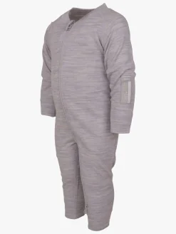 Lindberg Merino Termoundertøjs-heldragt Merinomix, Gråmeleret