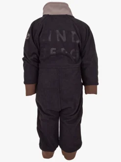 Lindberg Stormy Vindtæt Fleecedragt, Sort/Grå