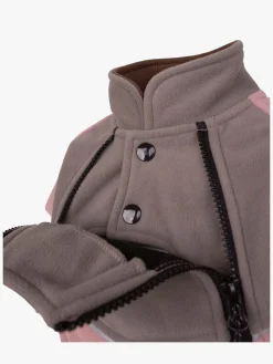 Lindberg Stormy Vindtæt Fleecedragt, Grå/Blush