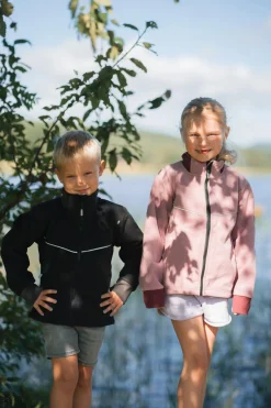 Lindberg Stormy  Vindtæt Vindtæt Fleecetrøje, Sort