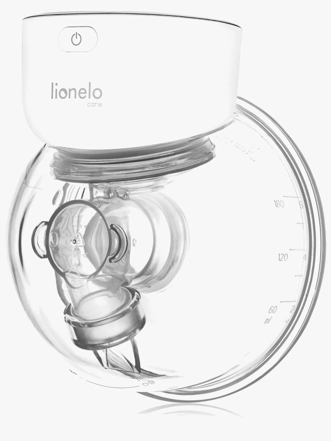 Lionelo Fidi Free Simple Elektrisk Brystpumpe Single, White