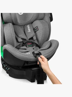 Lionelo Harmony i-Size Autostol, Grey Concrete Bamboo