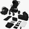 Lionelo Layla 3-in-1 Kombivogn, Black Onyx
