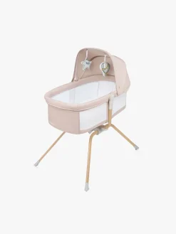 Lionelo Malin Evo Bedside Crib, Beige Natural