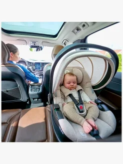 Lionelo Moxie i-Size Autostol Baby inkl. Base, Beige Sand