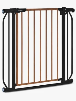 Lionelo Truus Slim Sikkerhedsgitter, Black Carbon/Natural