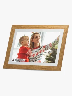 Lippa Frameo Digital Fotoramme 10", Træ