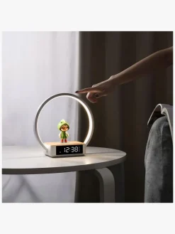 Lippa Natlampe med Vækkeur, Hvid