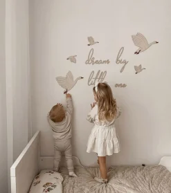lis wycina Dream Big Little One 2 Vægdekoration Gæs