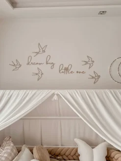 lis wycina Dream Big Little One 3 Vægdekoration Svaler