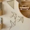 lis wycina Swallows Vægdekoration Træ