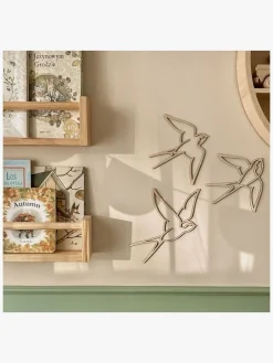 lis wycina Swallows Vægdekoration Træ