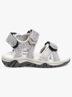 Little Champs Race Glitter Sandaler Silver