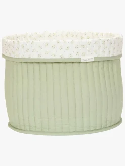 Little Dutch Blueberry Leaves Opbevaringskurv L, Grøn