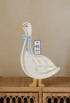 Little Lights Lampe Gås, Cottage Blue