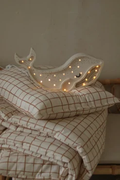 Little Lights Lampe Hval, Albino White