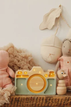 Little Lights Lampe Kamera, Grøn/Gul