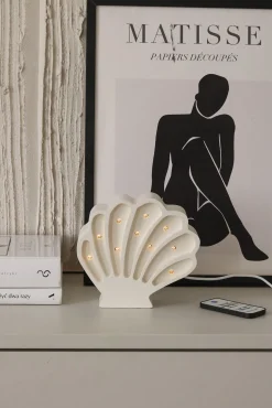 Little Lights Lampe Muslingeskal, Hvid