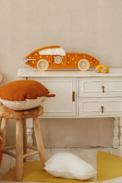 Little Lights Lampe Racerbil, Mustard