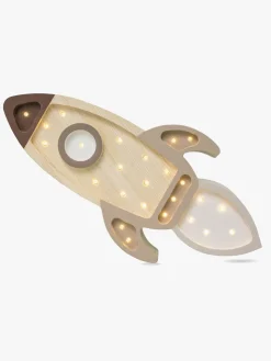 Little Lights Lampe Rumraket, Cappucino Wood
