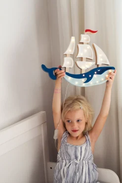 Little Lights Lampe Skib, Navy