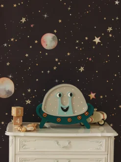 Little Lights Lampe UFO, Sølvfarvet