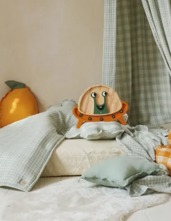 Little Lights Lampe UFO, Sennepsgul/Træ