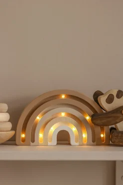 Little Lights Mini Lampe Regnbue, Cappucino